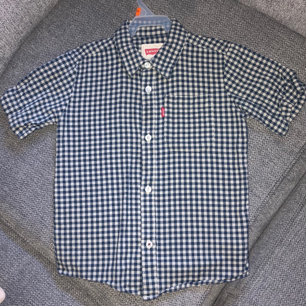 Levi’s Boys short sleeved button down